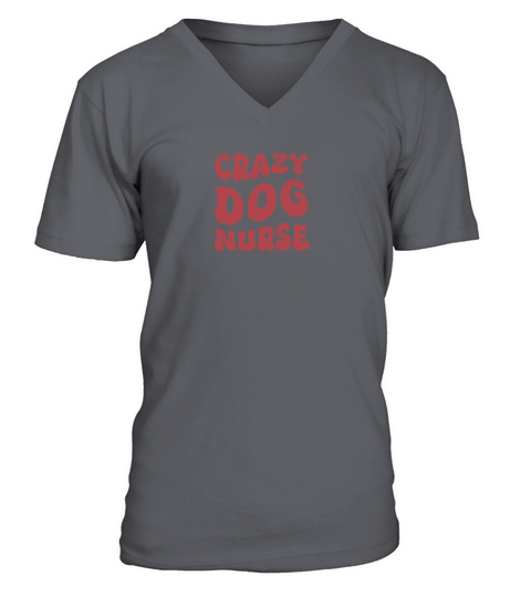 Crazy dog Nurse 2 V-Neck T-shirt