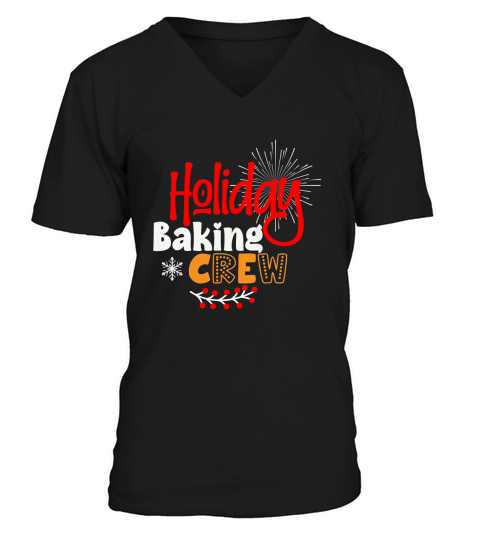 Holiday Baking Crew 7 V-Neck T-shirt