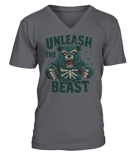 Unleash the beast V-Neck T-shirt