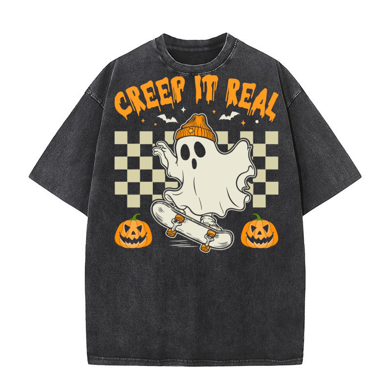 243. creep it real Washed T-Shirt