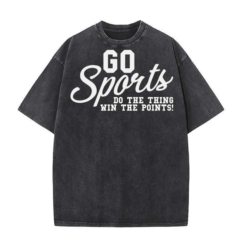 Go Sports Do The Thing Win The Points Washed T-Shirt