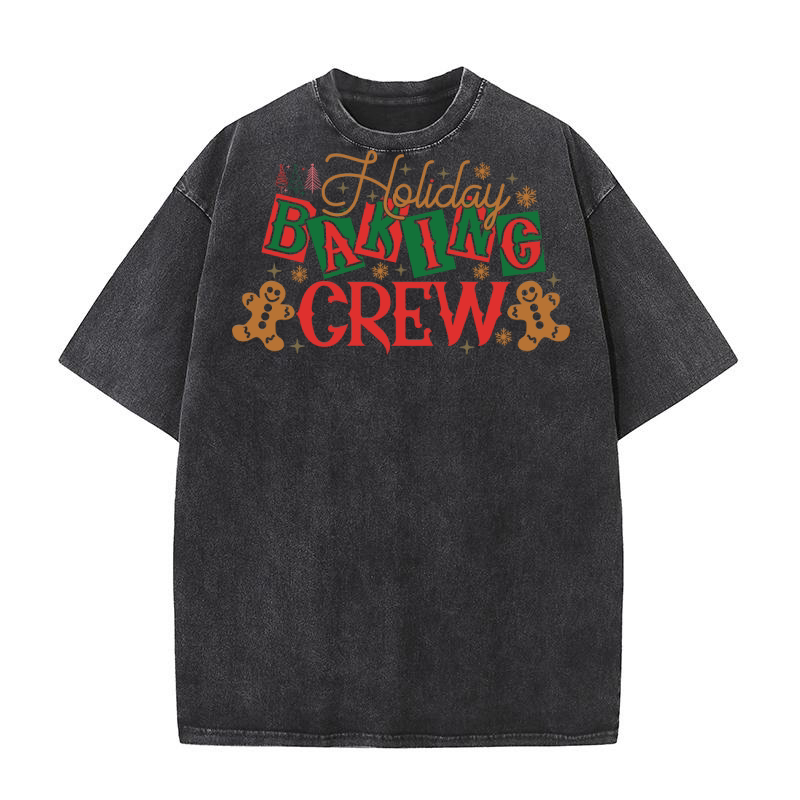 Holiday Baking Crew 3 Washed T-Shirt