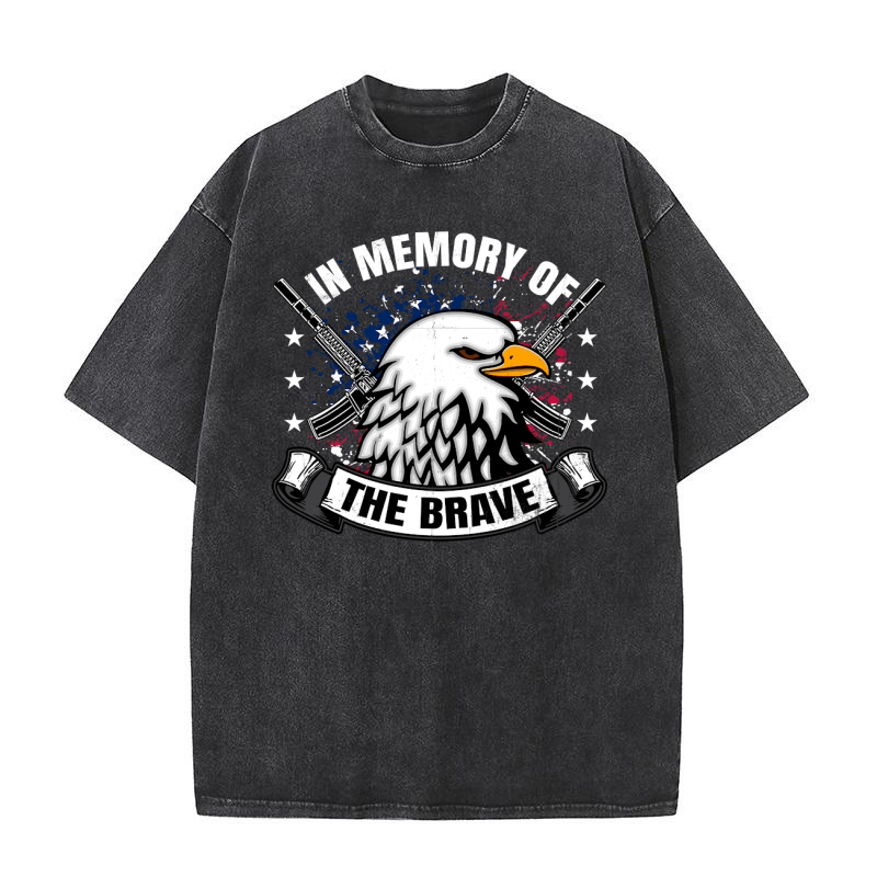 In Memory of the Brave Washed T-Shirt