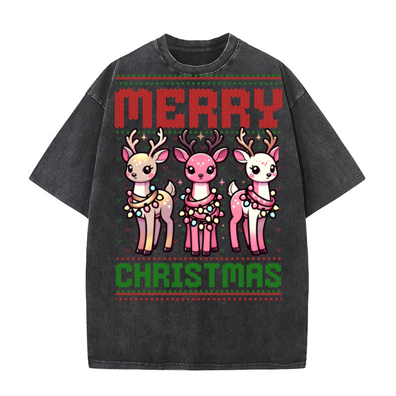 Merry Christmas 51 11 Washed T-Shirt