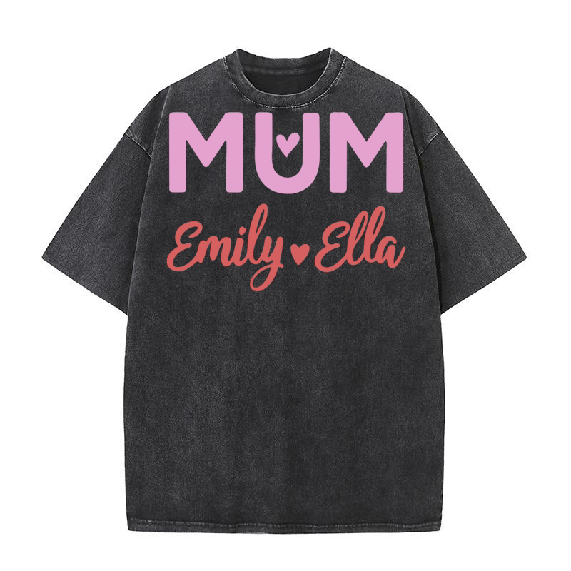 Mum emily ella Washed T-Shirt