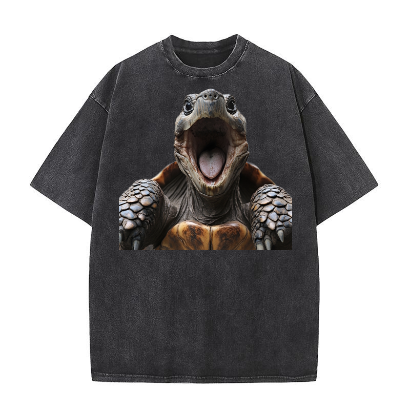 Three Tortoise 03 Washed T-Shirt