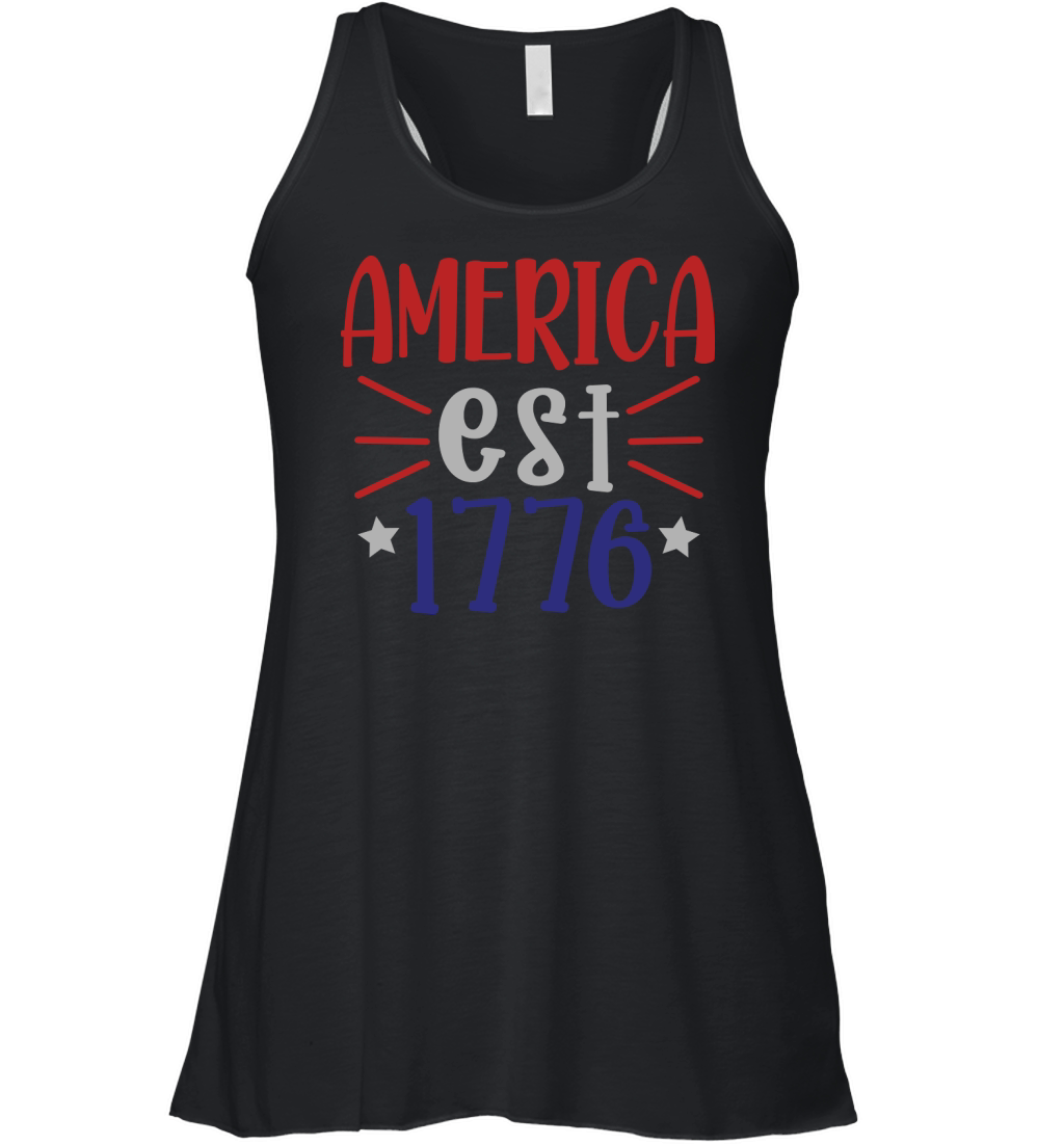 America Est 1776 Women's Flowy Tank Top