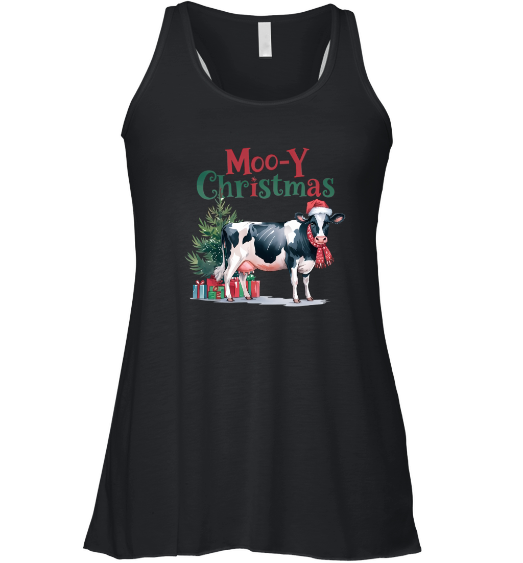 Moo Y Christmas Vintage 03 Women's Flowy Tank Top