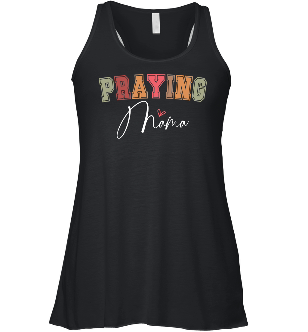 Praying Mama white Women's Flowy Tank Top