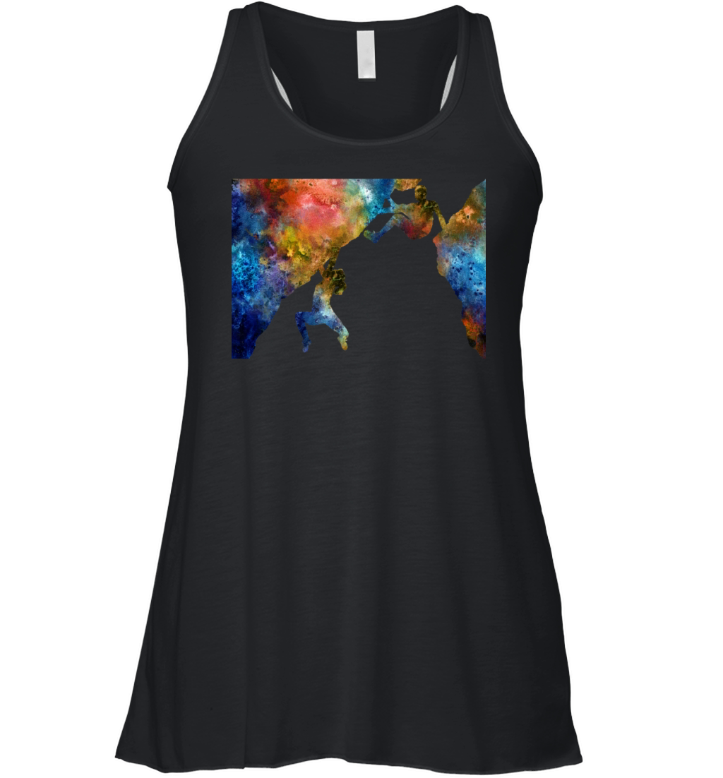 Rock climbing extreme sport Women's Flowy Tank Top