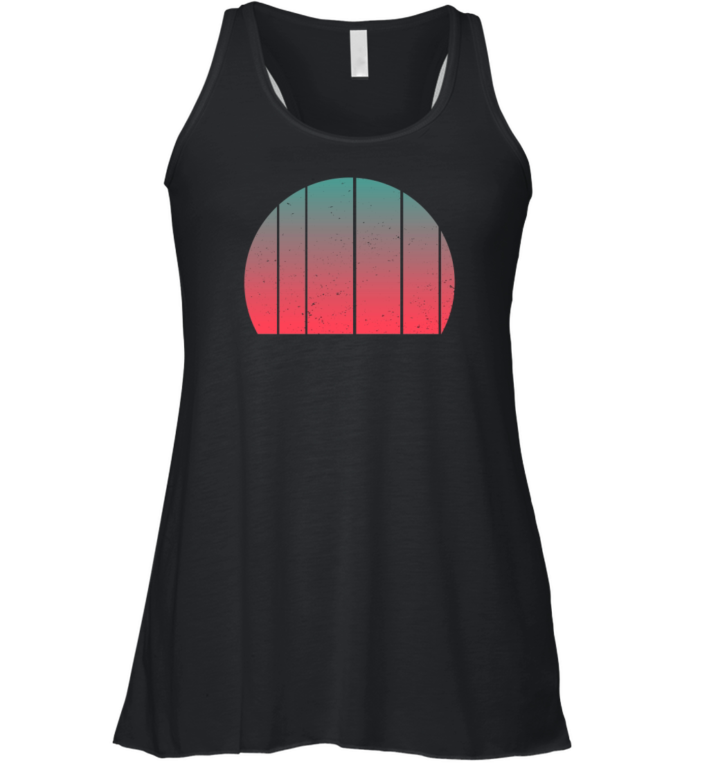 Vintage Retro Sunset (4) Women's Flowy Tank Top