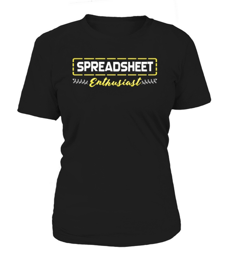 Funny Accountant I Spreadsheet Enthusiast Women's T-Shirt
