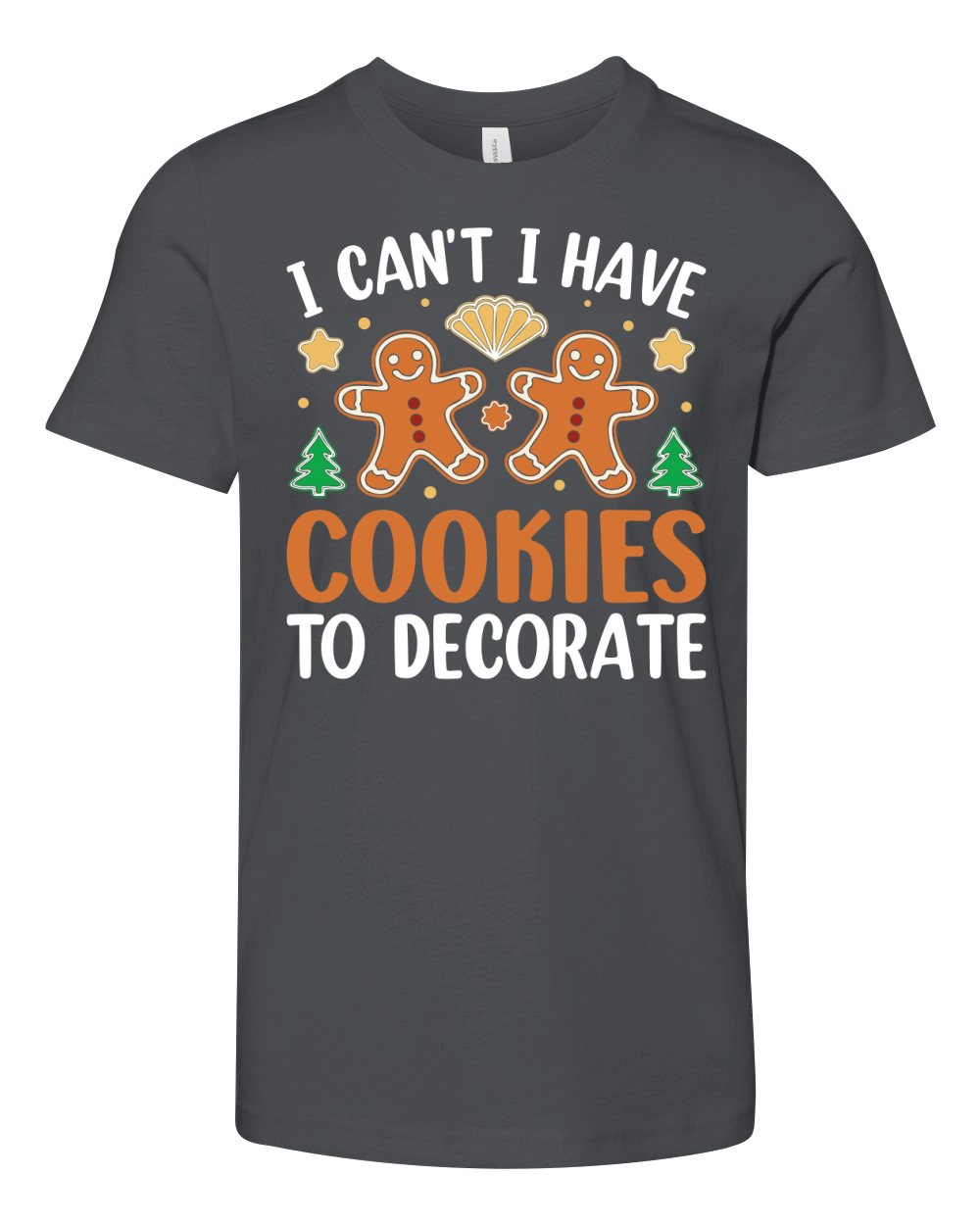I Cant I Have Cookies To Decorate Youth Unisex Jersey Tee