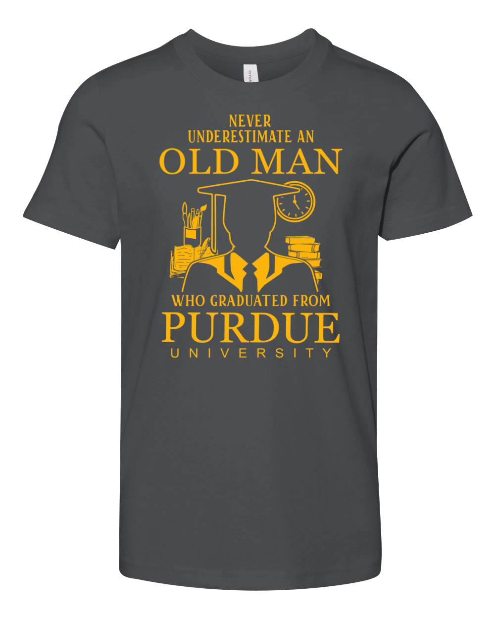 Old Man- Graduated From Purdue University Youth Unisex Jersey Tee