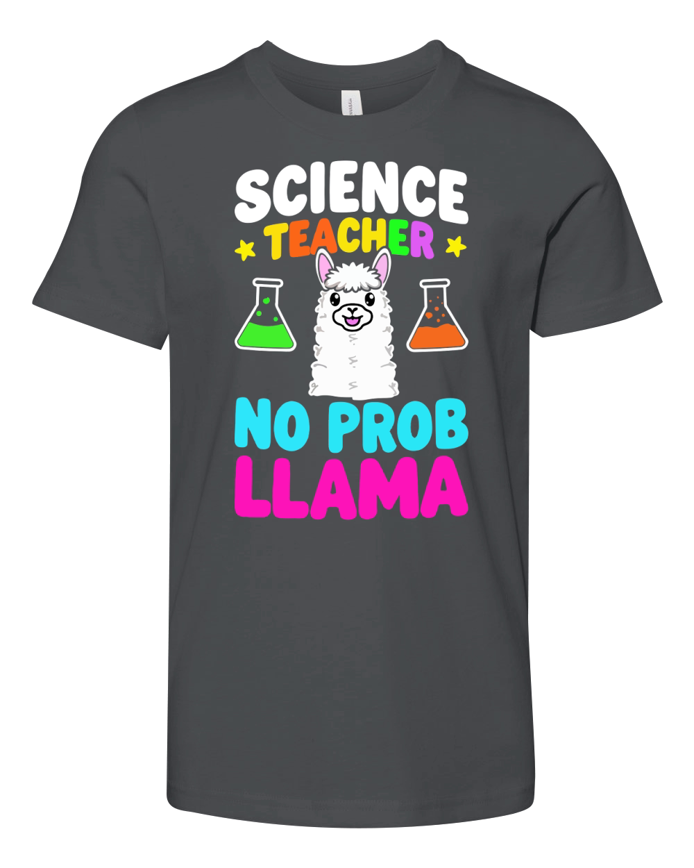 Science teacher no prob llama Youth Unisex Jersey Tee