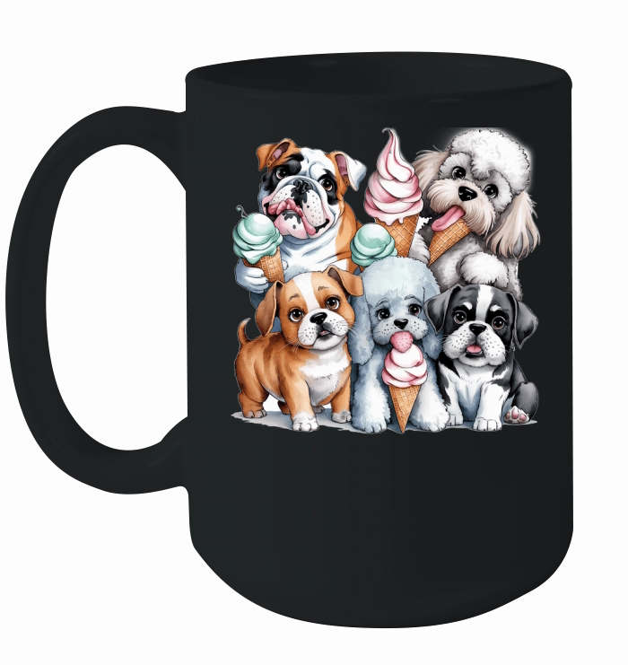 Dog Watercolor Bundle 07 Ceramic Mug