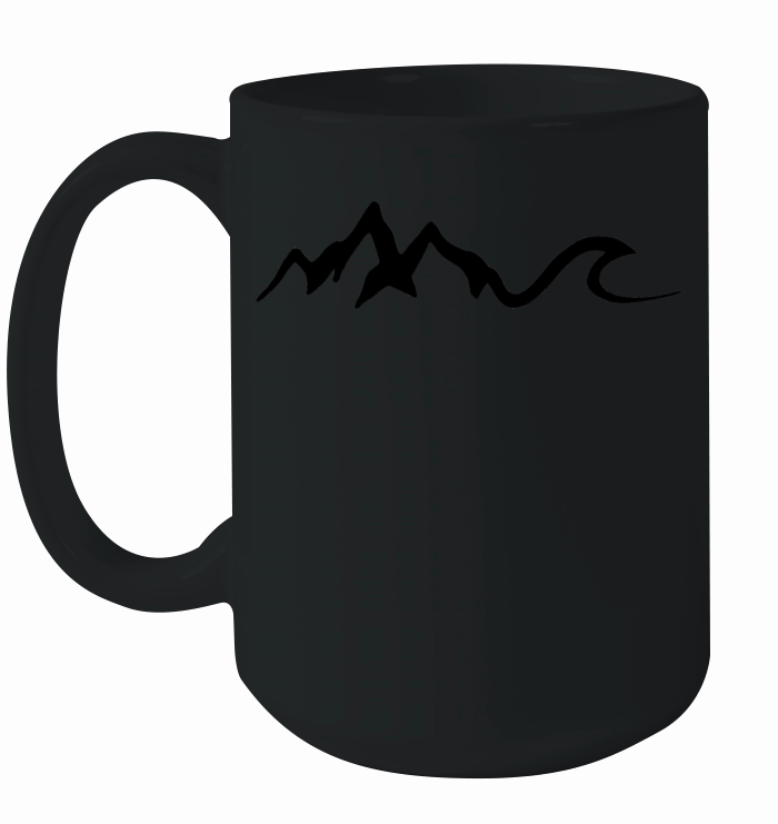 Mount Wave Ceramic Mug