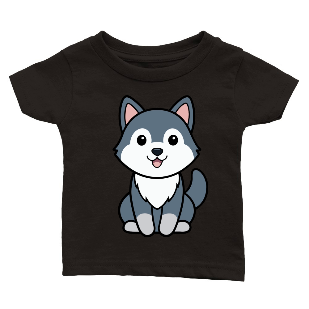 Alaskan Malamute 03 Classic Baby Crewneck T-shirt