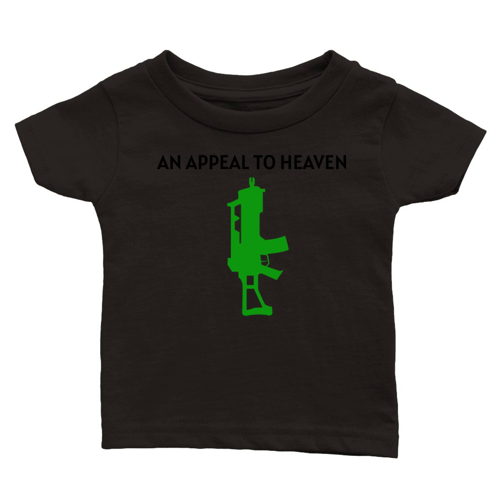Appeal to Heaven Pine Tree Flag with Rifle Classic Baby Crewneck T-shirt