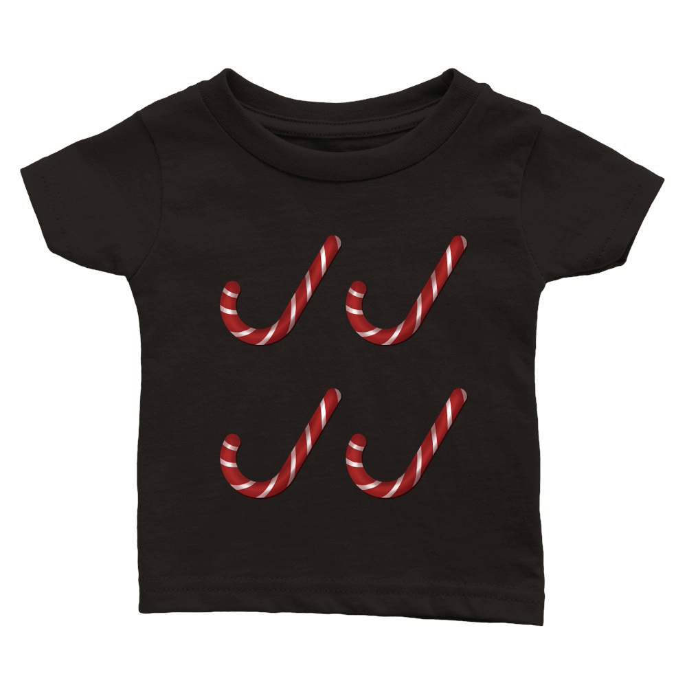 Candy Canes 4 Classic Baby Crewneck T-shirt
