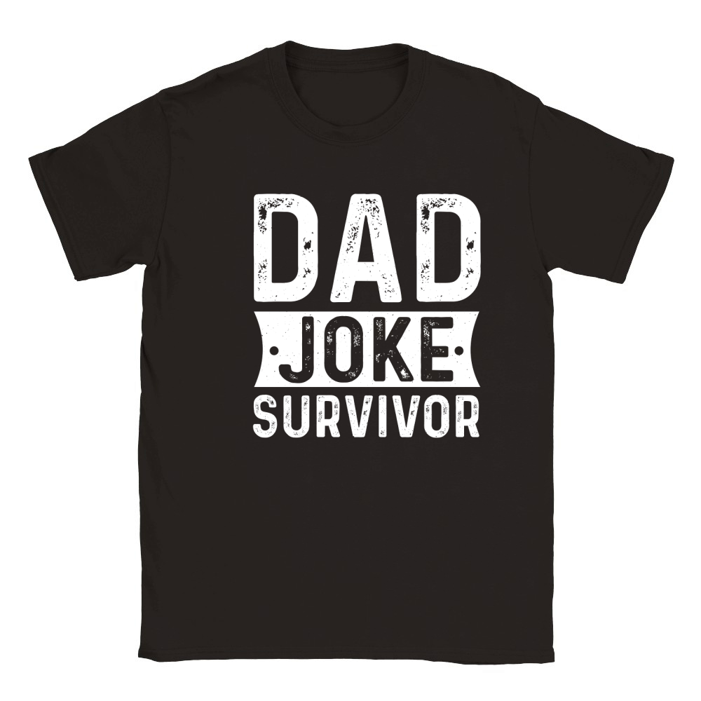Dad Joke Survivor Classic Kids Crewneck T-shirt