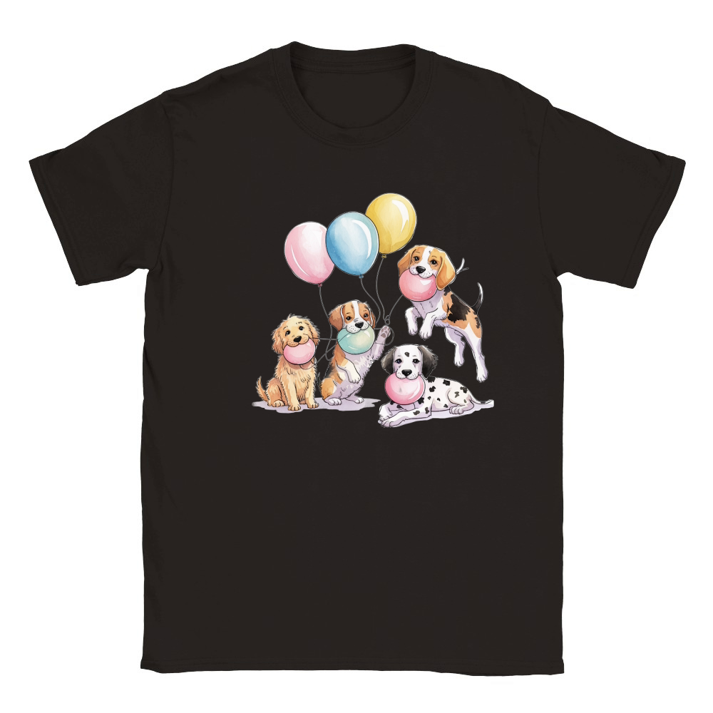 Dog Watercolor Bundle 13 Classic Kids Crewneck T-shirt