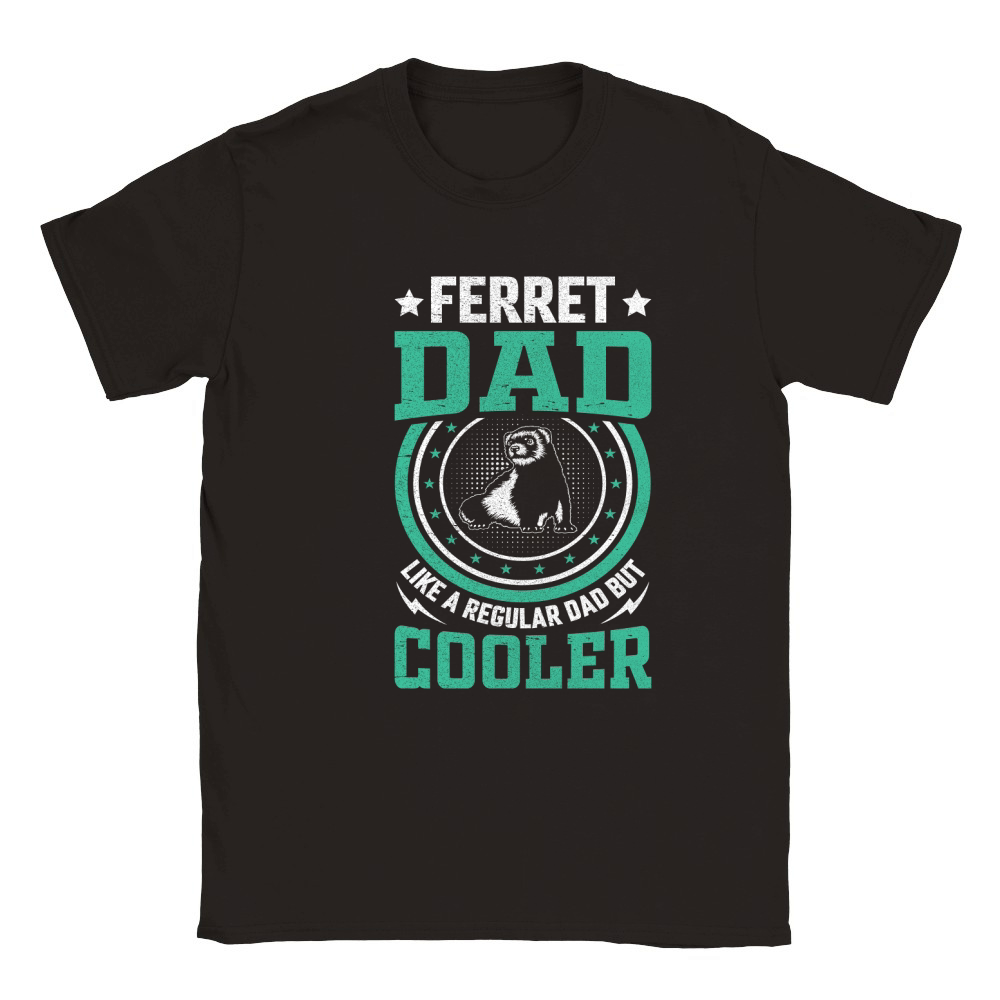 Ferret dad like a regular dad but cooler (10) Classic Kids Crewneck T-shirt
