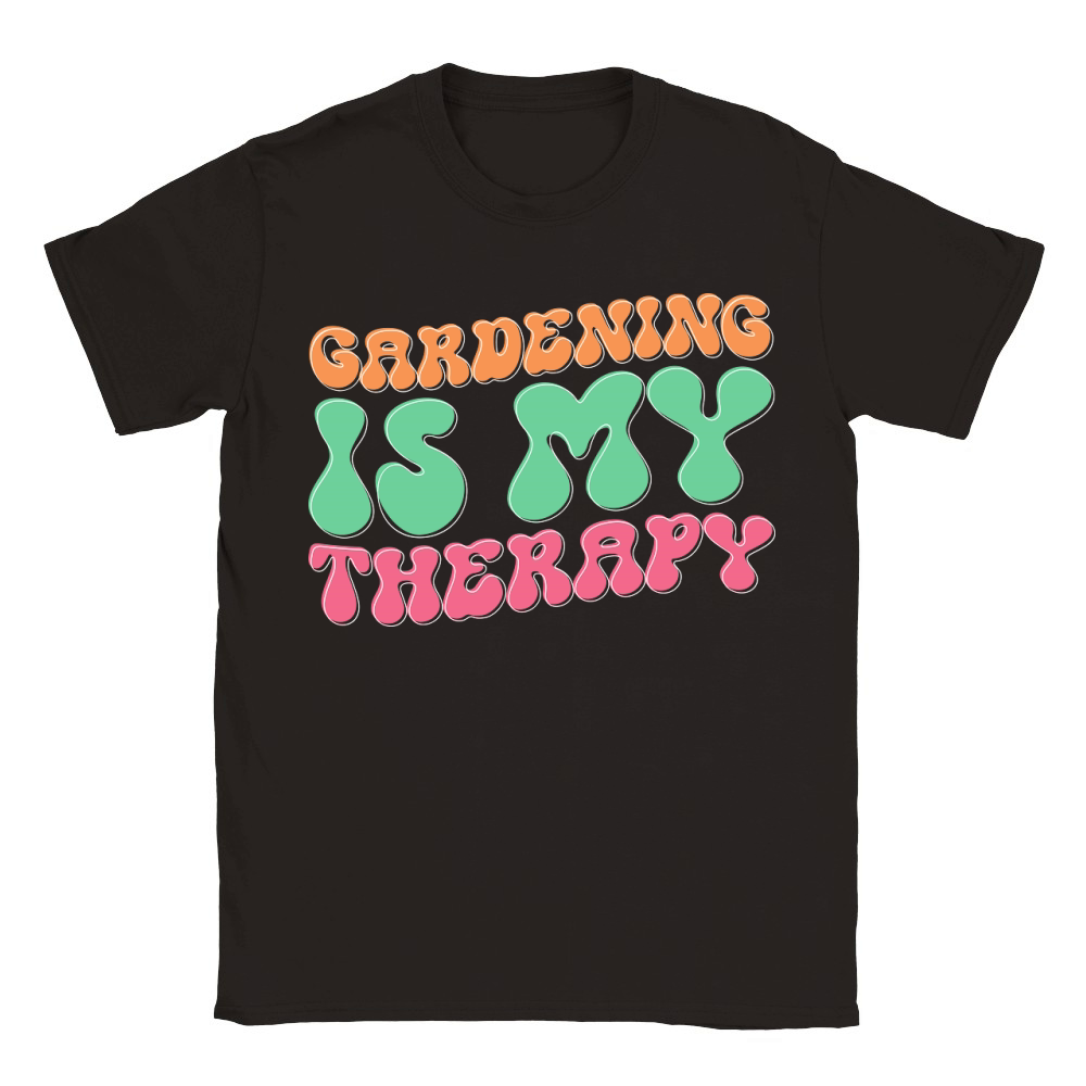 Gardening is my therapy Classic Kids Crewneck T-shirt