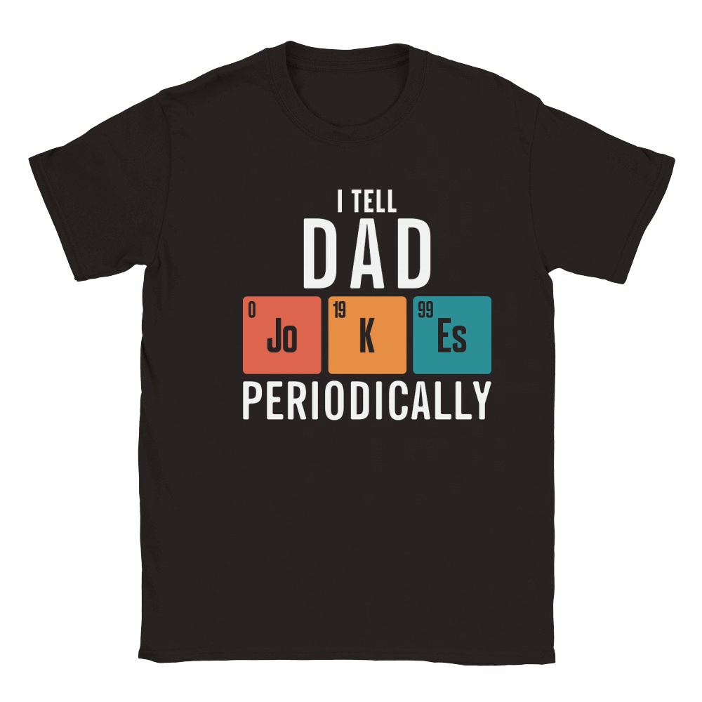 I Tell Dad Jokes Periodically Classic Kids Crewneck T-shirt