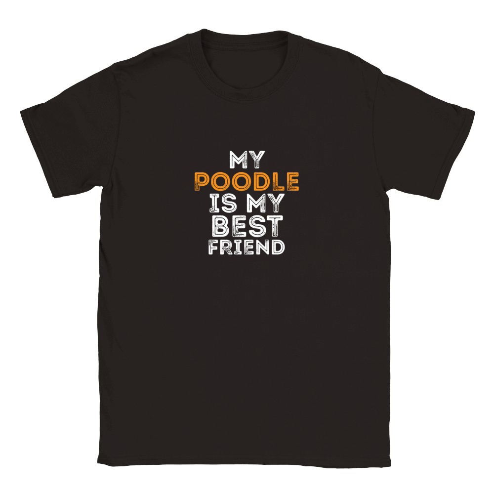 My poodle is my best friend 02 Classic Kids Crewneck T-shirt