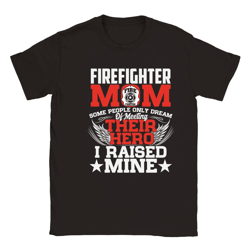 Some People Only Dream Firefighter Mom Classic Kids Crewneck T-shirt