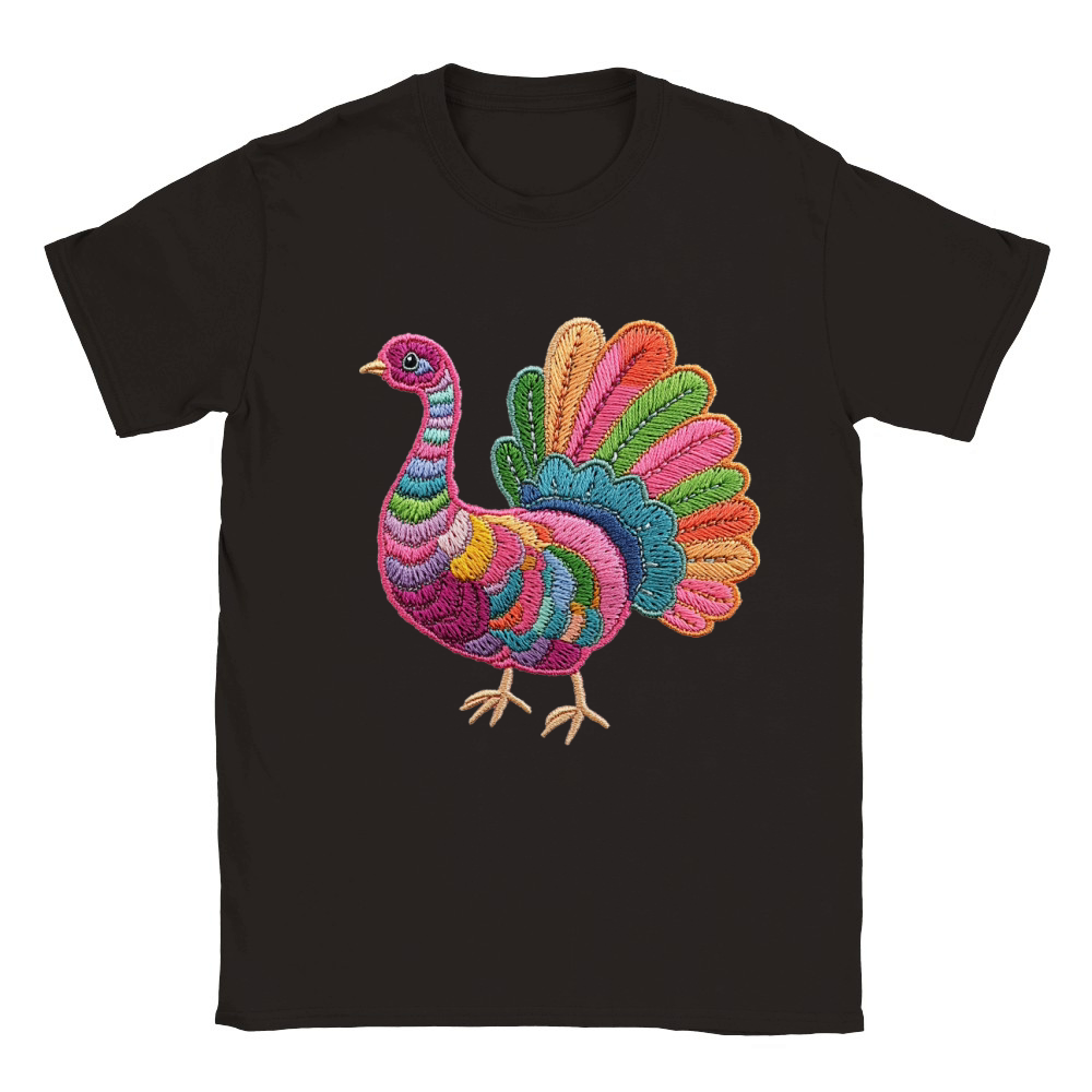 Thanksgiving Funny Turkey 14 Classic Kids Crewneck T-shirt