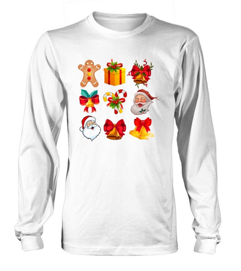 Coquette Christmas, Santa Christmas Long sleeved Unisex
