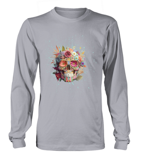 Sugar Skull , I am not in danger 03 Long sleeved Unisex