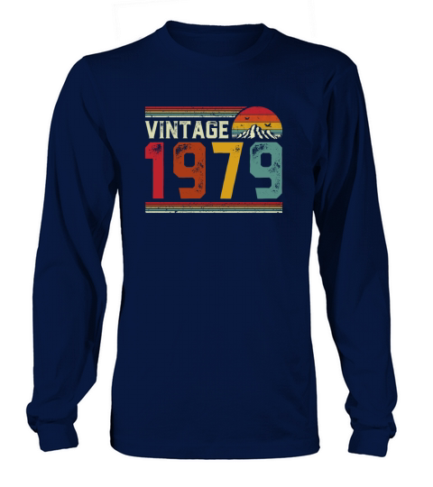 Vintage 1979 42 Years Old 42nd Birthday Gift Long sleeved Unisex
