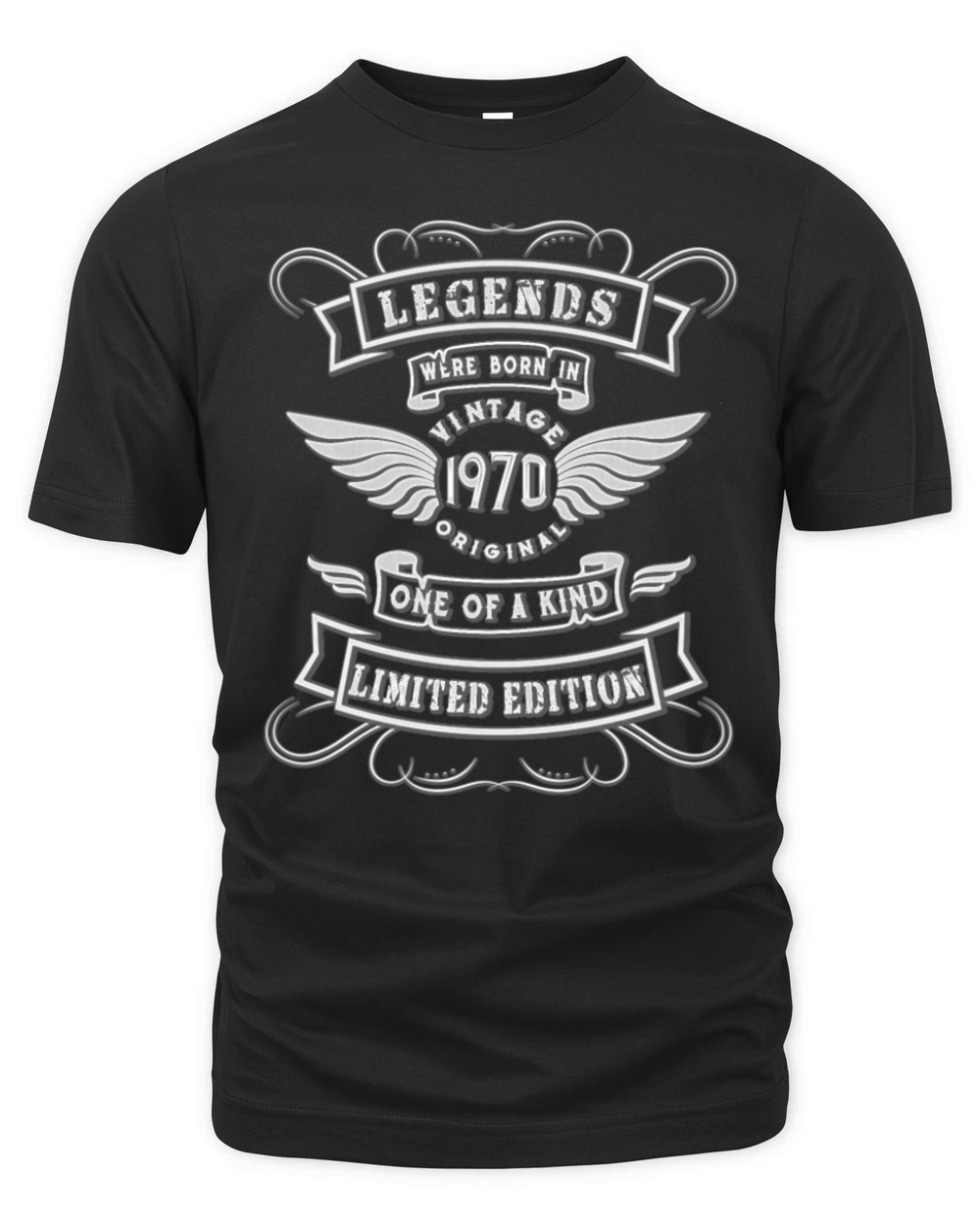 50th Birthday Gift - Vintage 1970 Organic Unisex T-shirt