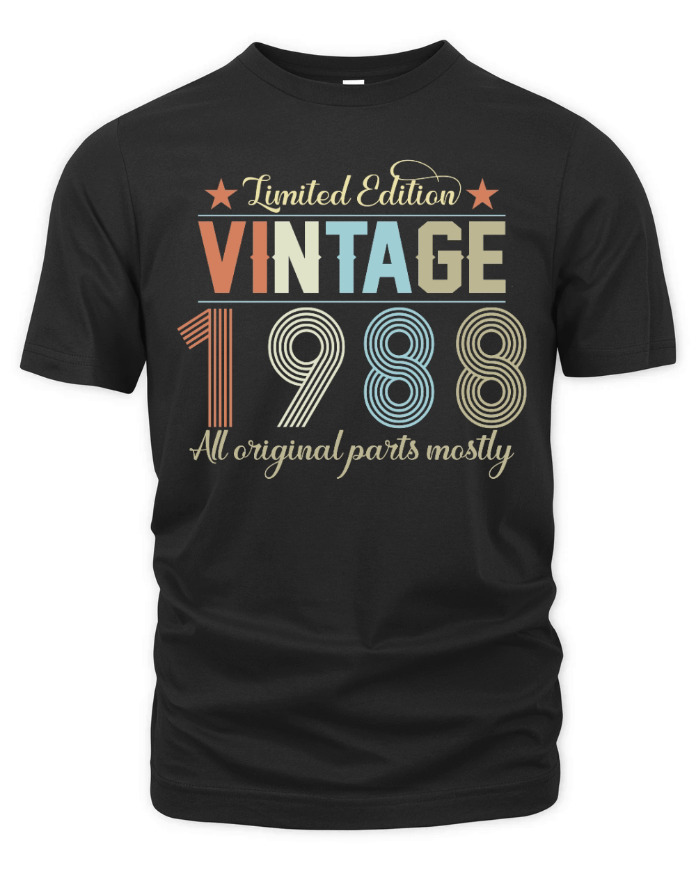 Birthday   Limited Edition Vintage 1988 Organic Unisex T-shirt