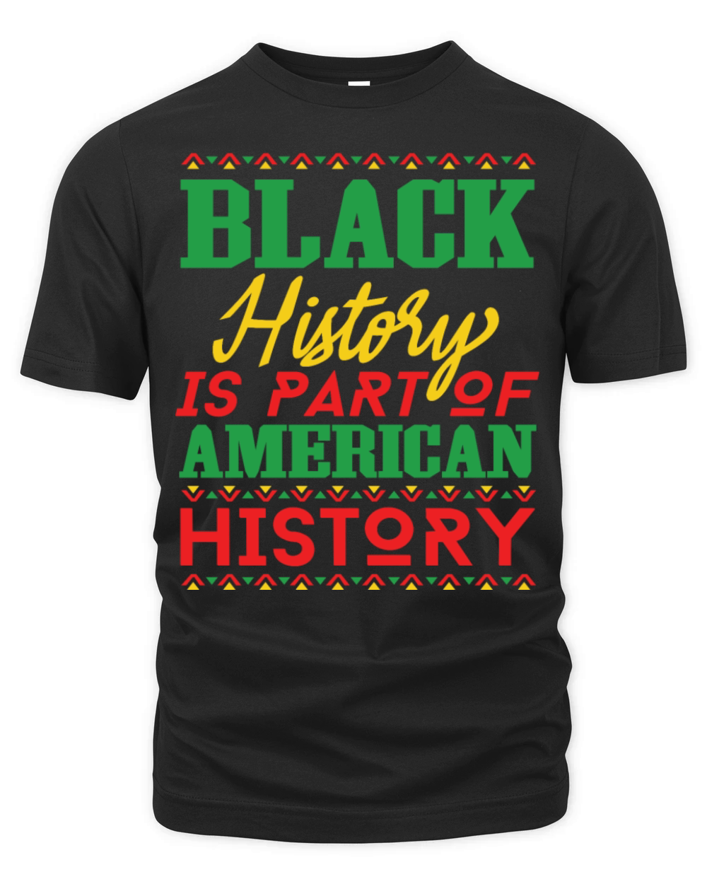 Black History is Apart of American History Organic Unisex T-shirt