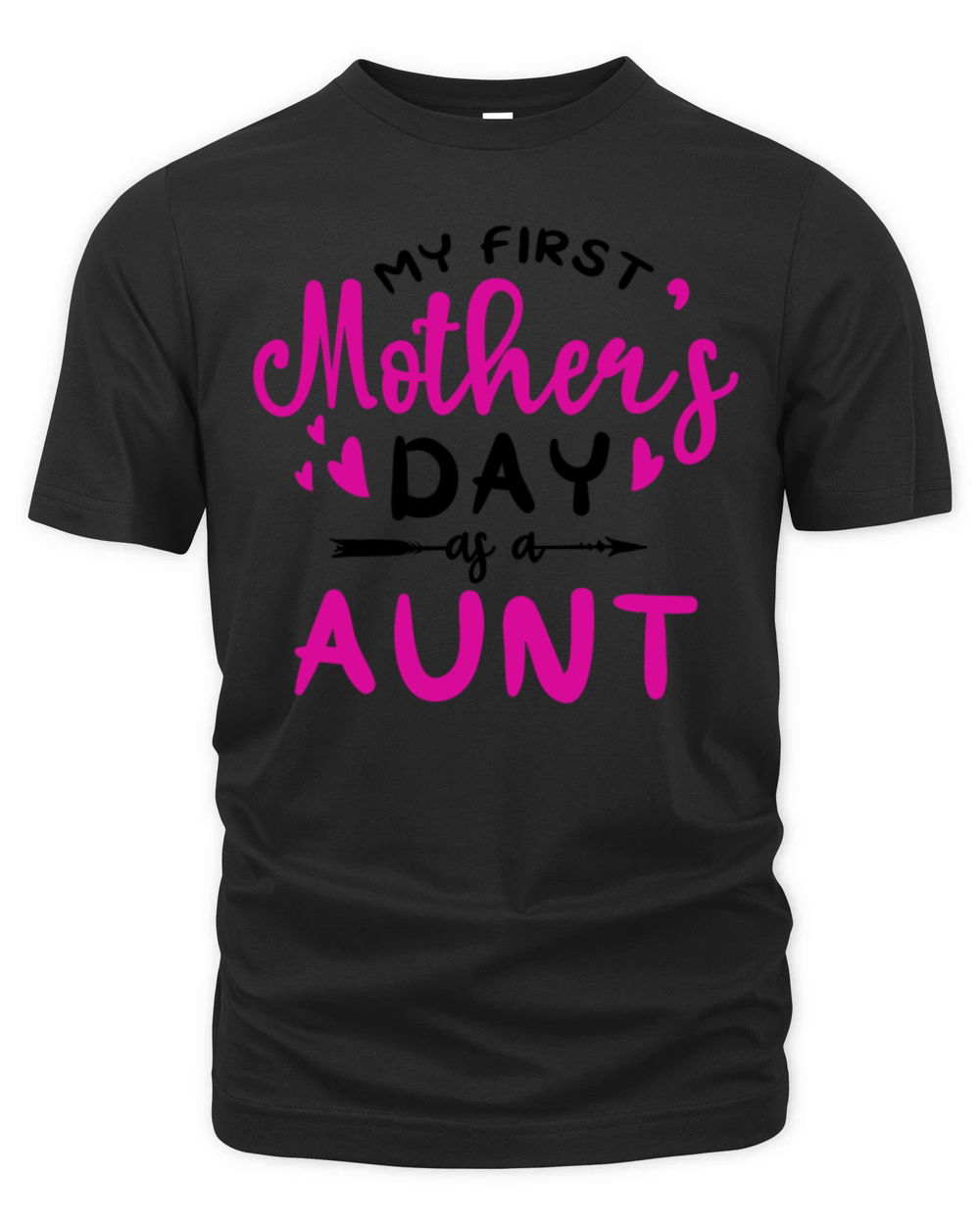First Mothers Day As A Aunt Organic Unisex T-shirt