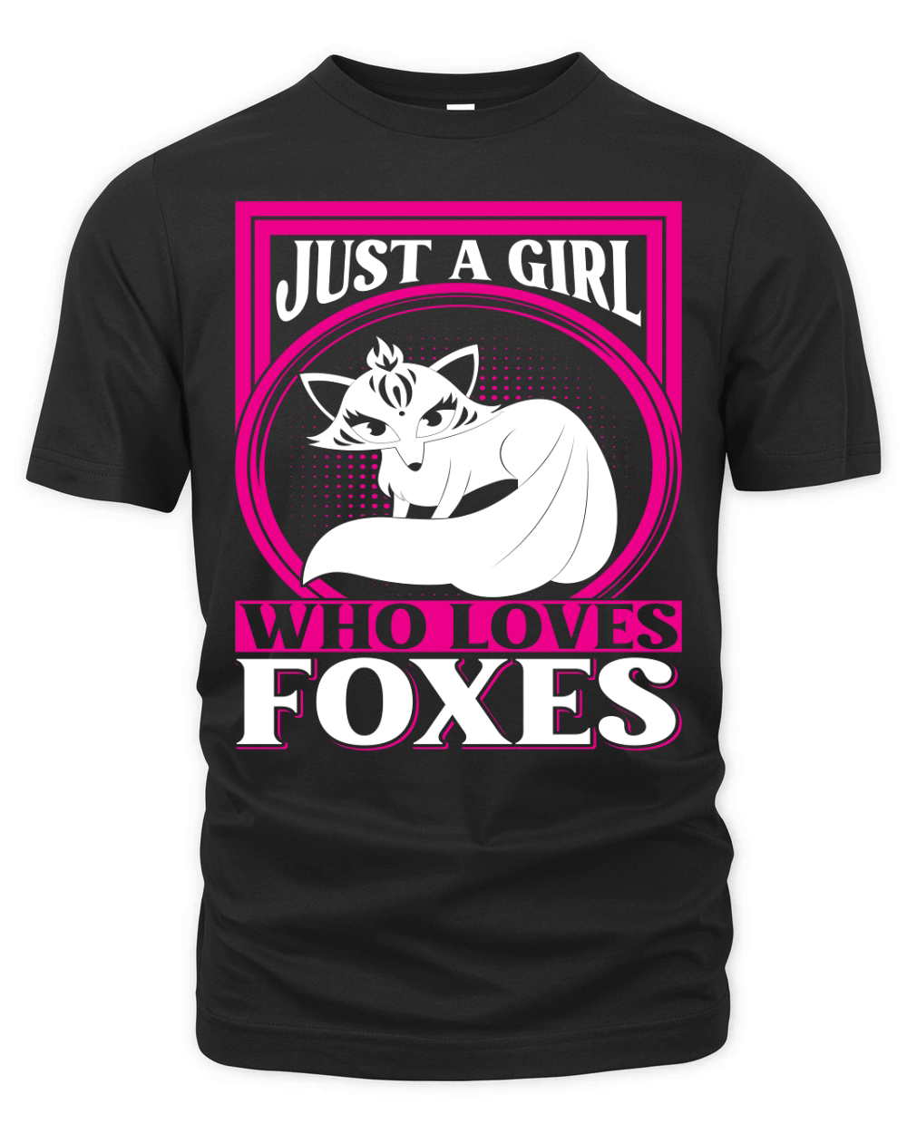 Just A Girl Who Loves Foxes Organic Unisex T-shirt