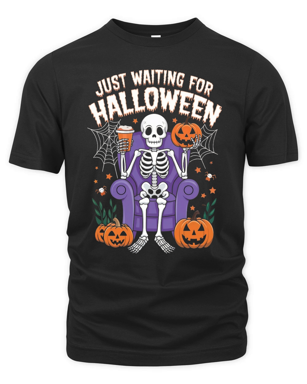 Just Waiting For Halloween 4 Organic Unisex T-shirt