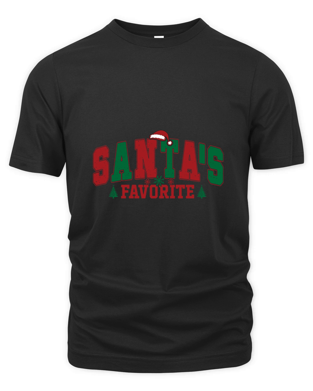 Santas Favorite Christmas 4 Organic Unisex T-shirt