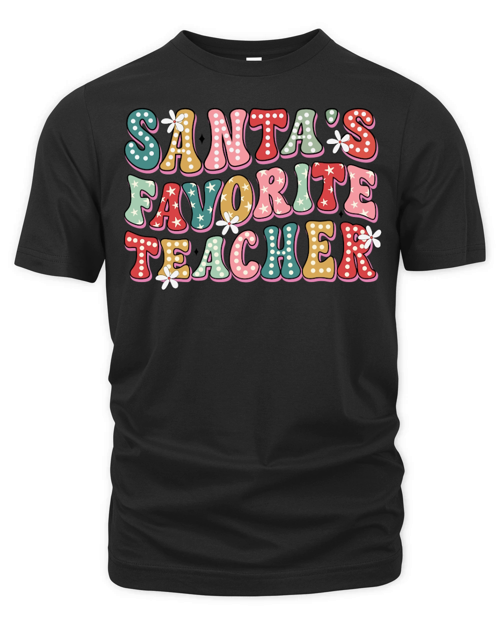 Santas favorite teacher 3 Organic Unisex T-shirt