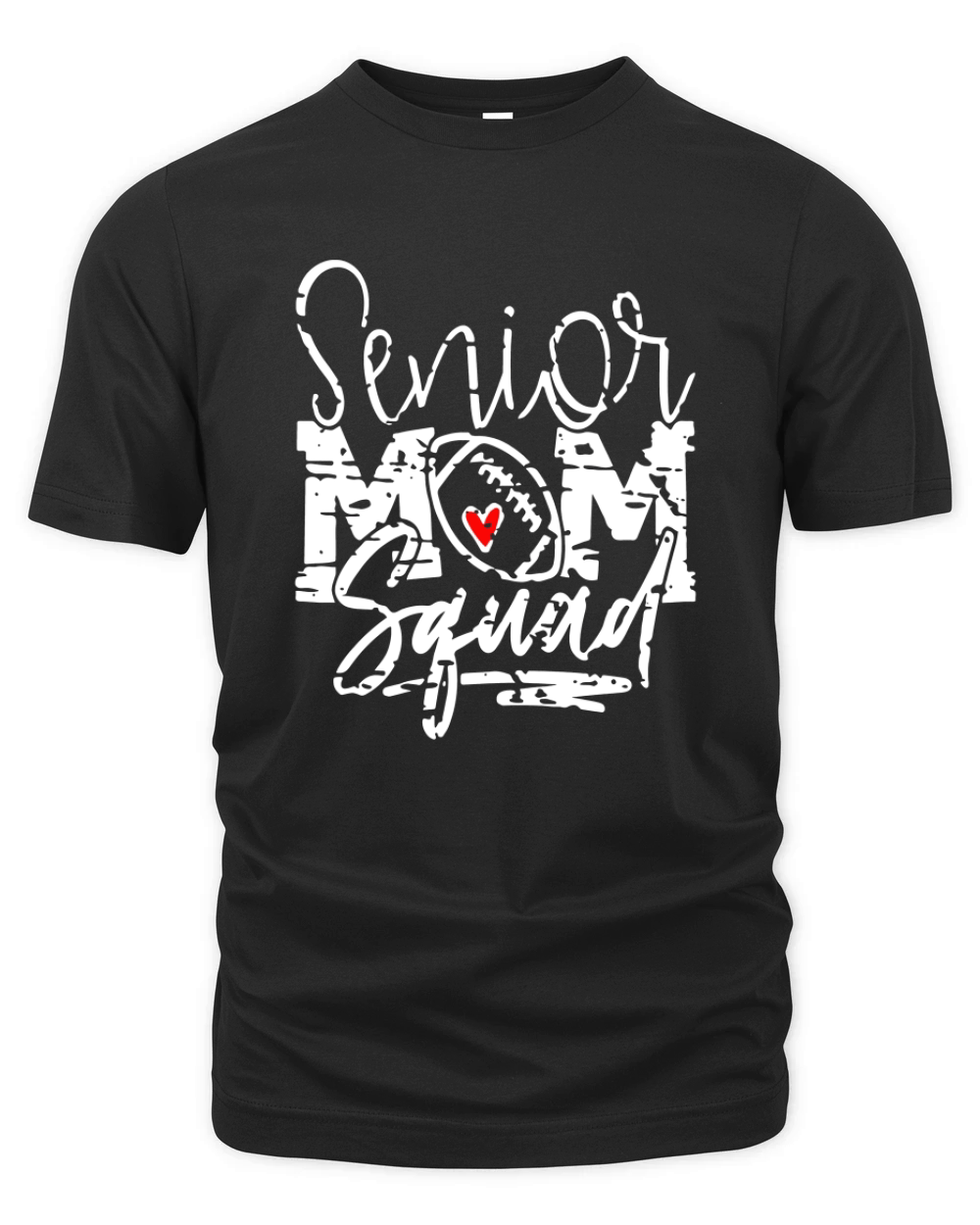 Senior football mom squad Organic Unisex T-shirt