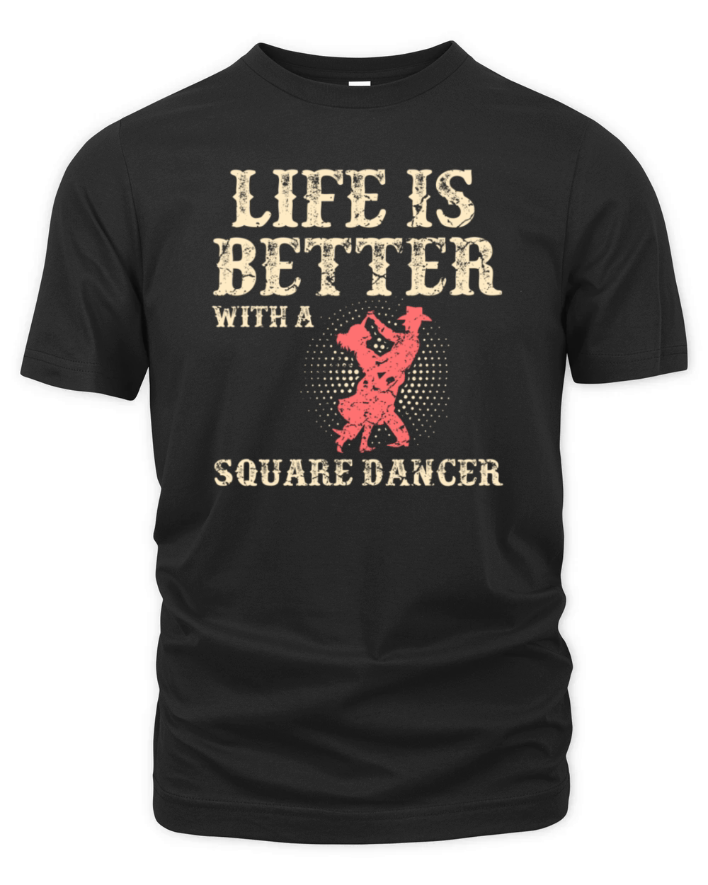 Square Dance Western Dancing Line Dancer Gift Organic Unisex T-shirt