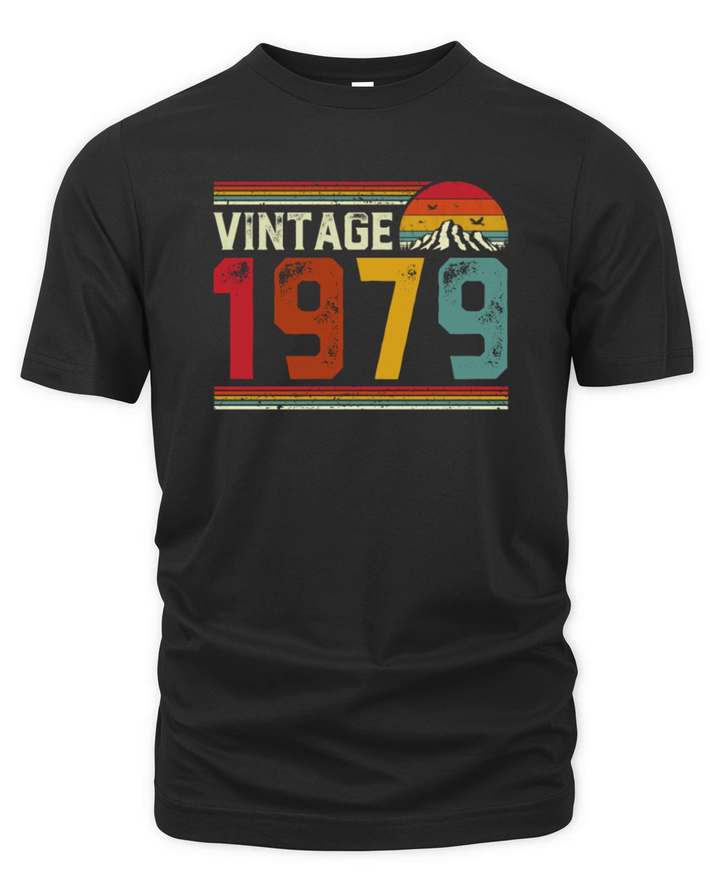 Vintage 1979 42 Years Old 42nd Birthday Gift Organic Unisex T-shirt