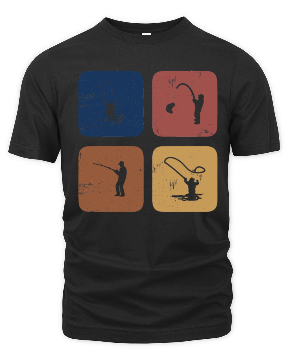 Vintage Fishing, Fishermen and Fisherman Gift Organic Unisex T-shirt