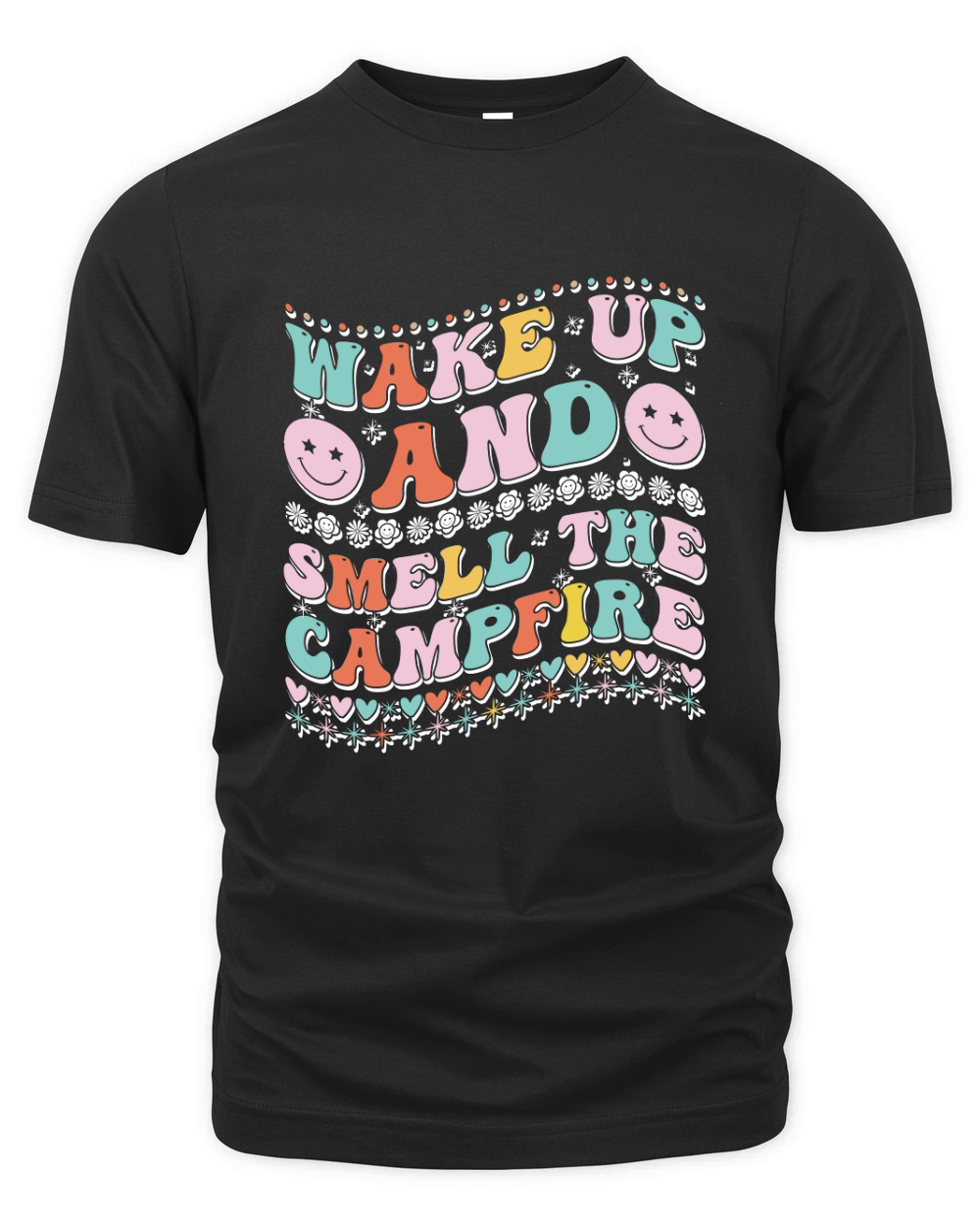 Wake up and smell the campfire 1 Organic Unisex T-shirt