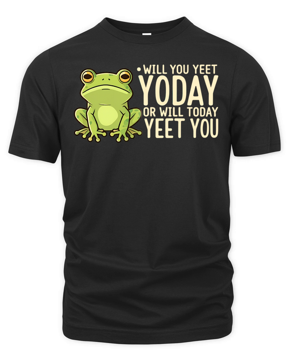 Will You Yeet Yoday Or Will Today Yeet You Organic Unisex T-shirt