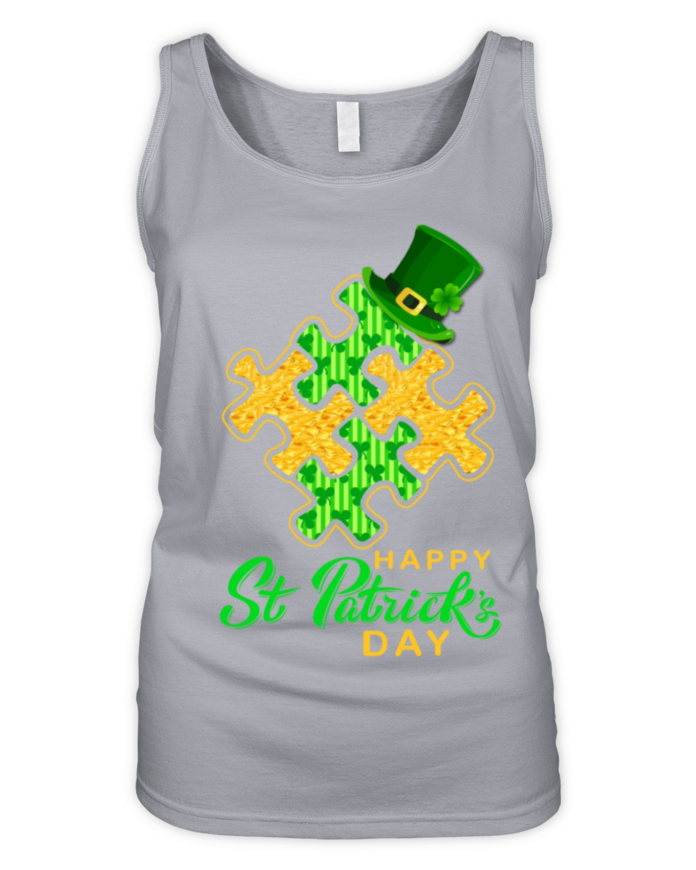 Autism Awareness Shirt Lucky Autism Awareness Gift Organic Women's Tank Top